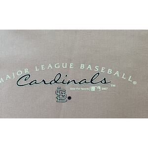 St. Louis Cardinals MLB‎ 2007 Pink Women's Short Sleeve Shirt Medium Baseball